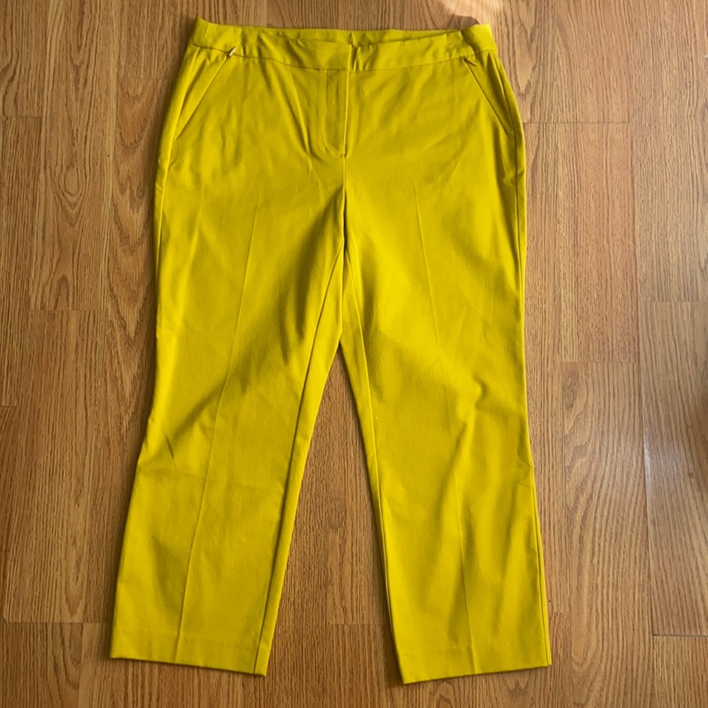 Mustard Color Alfani Capris